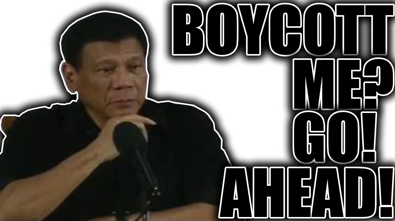 Duterte No Interviews, Boycotts Media