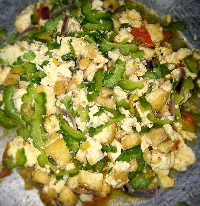 Ampalaya with Tofu