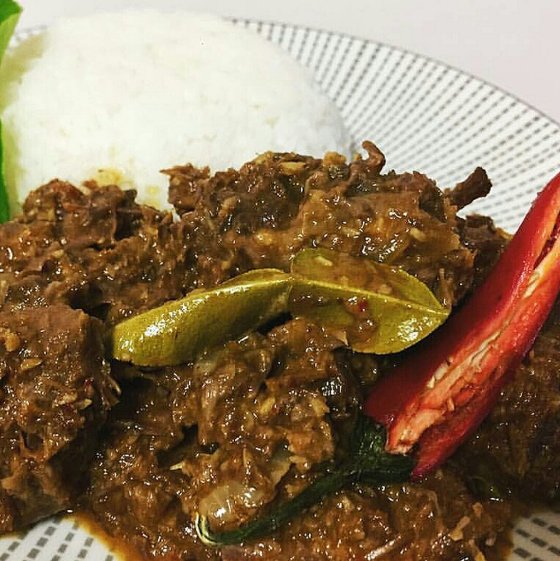 Beef Rendang (Indonesian Food)