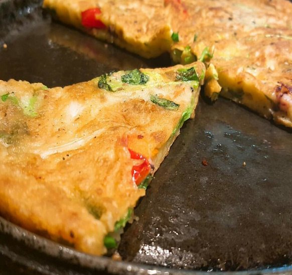 Vegetarian Pajeon (Korean Pancakes)